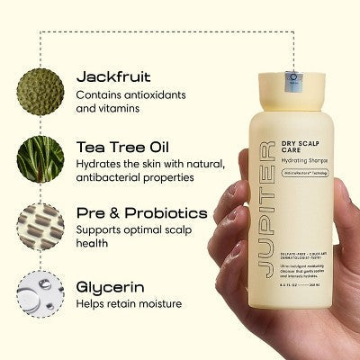Jupiter Dry Scalp Care Hydrating Shampoo 8.5 fl oz - New - M2G