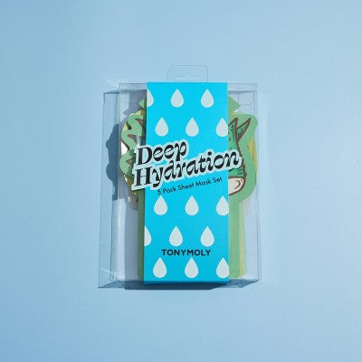 TONYMOLY Deep Hydration Sheet Mask Set 5ct - New - M2G