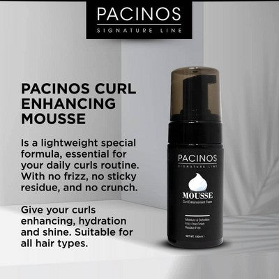 PACINOS Curl Enhancing Mousse 3.4oz - New - M2G