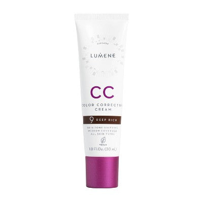 Lumene CC Color Correcting Cream 9 Deep Rich 1 fl oz - New - M2G