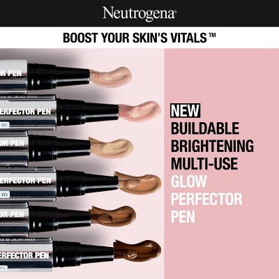 Neutrogena Healthy Skin Glow Perfector Pen Concealer Tan 0.1 fl oz - Imperfect Box - M2G