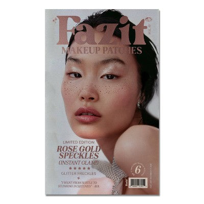 Fazit Rose Gold Glitter Freckle Makeup Patches - New - M2G