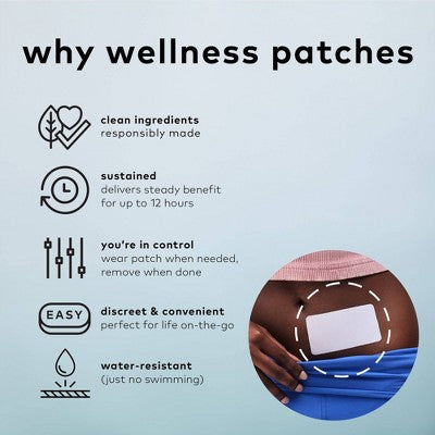 The Good Patch Cycle Plant-Based Vegan Wellness Patch 4ct. - New - M2G