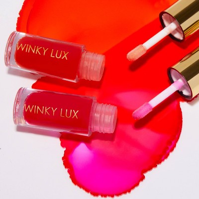 Winky Lux Barely There Tinted Lip Oil Luscious 0.12 fl oz - Imperfect Box - M2G