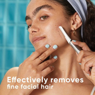 Venus for Facial Hair & Skin Care Exfoliating Dermaplaning Razor + 2 Blade Refills Starter Kit 3ct - New - M2G