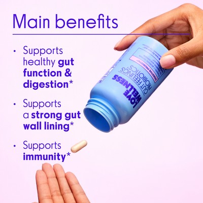Love Wellness Gut Feelings Probiotics for a Healthy Gut & Immunity 30ct - Imperfect Container - M2G