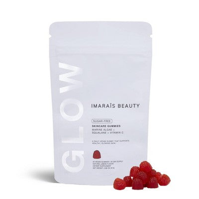 Imarais Beauty Glow Skincare Gummies Vegan and Sugar-Free 30ct - Imperfect Container - M2G