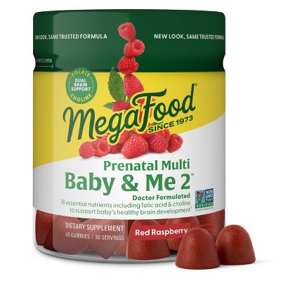 MegaFood Prenatal Gummy Vitamins 60ct - New - M2G