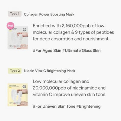 SUNGBOON EDITOR Deep Collagen Overnight Mask Gift Set 5ct - Missing Box - M2G