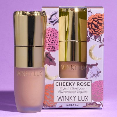 Winky Lux Cheeky Rose Liquid Highlighter Moonlight 0.21 fl oz - New - M2G