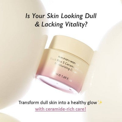 haruharu wonder Black Rice 5 Ceramide Barrier Moisturizing Cream 1.69 fl oz - Imperfect Box - M2G