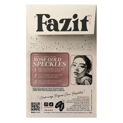 Fazit Rose Gold Glitter Freckle Makeup Patches - New - M2G
