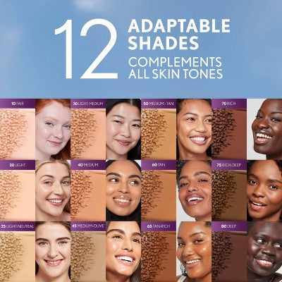 COVERGIRL Simply Ageless Skin Perfector Essence Foundation 75 Rich Deep 1 fl oz - New - M2G