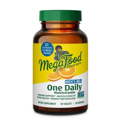 MegaFood Mens Multivitamin 40+ Immune Support 30ct - New - M2G