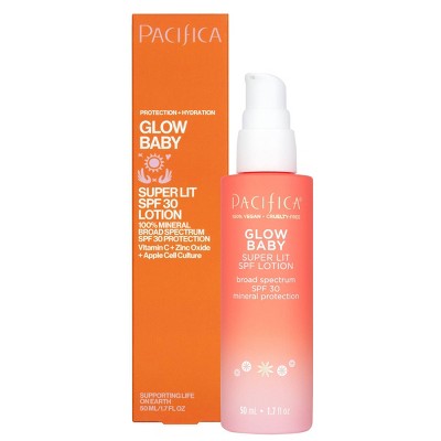 Pacifica Glow Baby Super Glow Face Lotion SPF 30 1.7 fl oz - Imperfect Box - M2G