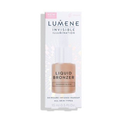 Lumene Invisible Illumination Liquid Bronzer Summer Glow 0.5 fl oz - New - M2G