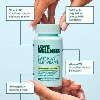 Love Wellness Daily Love Women's Multivitamin 60ct - New - M2G