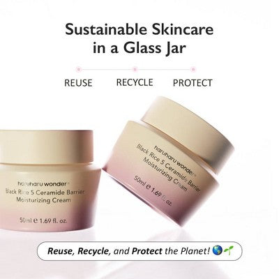 haruharu wonder Black Rice 5 Ceramide Barrier Moisturizing Cream 1.69 fl oz - Imperfect Box - M2G
