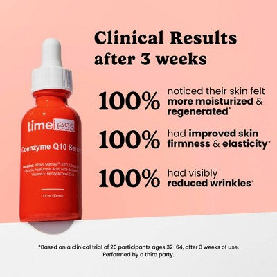 Timeless Skin Care Coenzyme Q10 Serum 1 fl oz - Imperfect Box - M2G