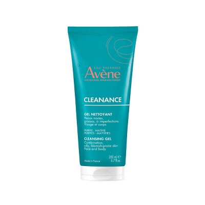 Avene Cleanance Cleansing Face and Body Gel for Acne Prone & Oily Skin 6.7 fl oz - Imperfect Container - M2G