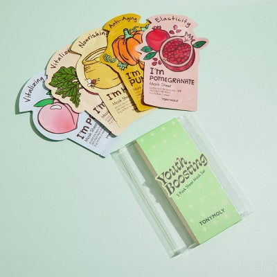 TONYMOLY Youth Boosting Sheet Mask Set - New - M2G