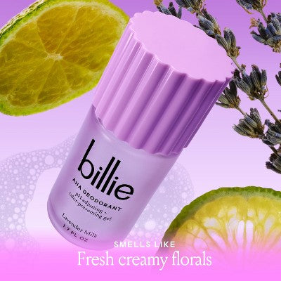 Billie AHA Gel Deodorant Lavender Milk 1.7 fl oz - New - M2G