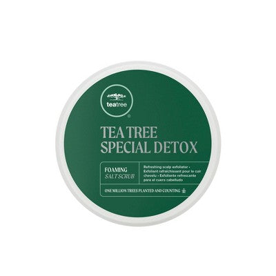 Tea Tree Special Detox Foaming Salt Hair Scrub 6.5oz - New - M2G