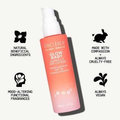 Pacifica Glow Baby Super Glow Face Lotion SPF 30 1.7 fl oz - Imperfect Box - M2G