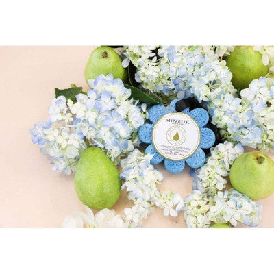 Spongelle Daisy Flower Collection Bath Sponges - Freesia Pear - M2G