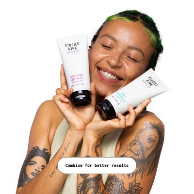 Stories & Ink Enhancing Exfoliating Body Wash 6.76 fl oz - New - M2G