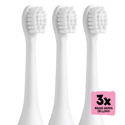 Made by Dentists Kids; Rechargeable Electric Toothbrush with 2 Replacement Toothbrush Heads Cheetah - New - M2G