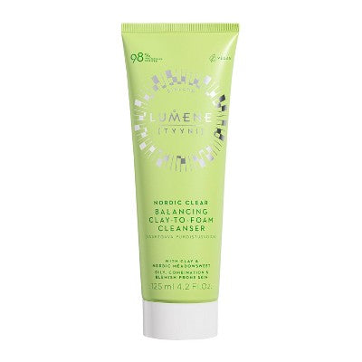 Lumene Nordic Clear Tyyni Balancing Clay-to-Foam Cleanser 4.2 fl oz - New - M2G
