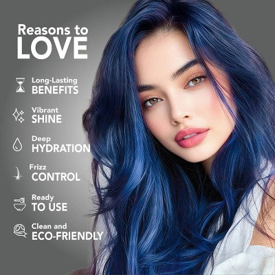 Splat Semi-Permanent Hair Color Naturals Blue 6 fl oz - New - M2G