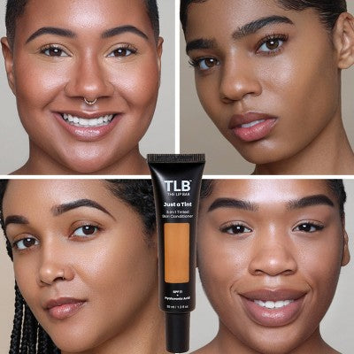 The Lip Bar Just a Tint 3-in-1 Tinted Skin Conditioner with SPF 11 Caramel Delight 1 fl oz - Imperfect Box - M2G