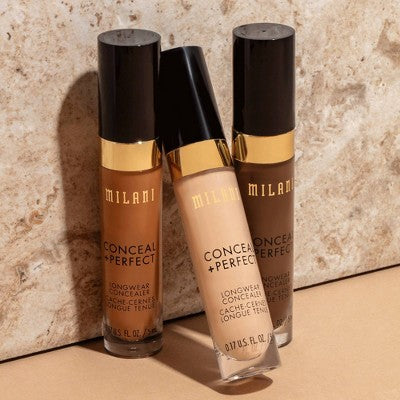 Milani Conceal + Perfect Longwear Concealer 100 Pure Ivory 0.17 fl oz - Imperfect Container - M2G