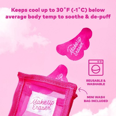 MakeUp Eraser Cooling Clouds Under-Eye Patches With Laundry Bag 1ct - New - M2G