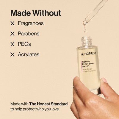 Honest Beauty Ageless Firm and Even Serum 1.0 fl oz - Imperfect Box - M2G