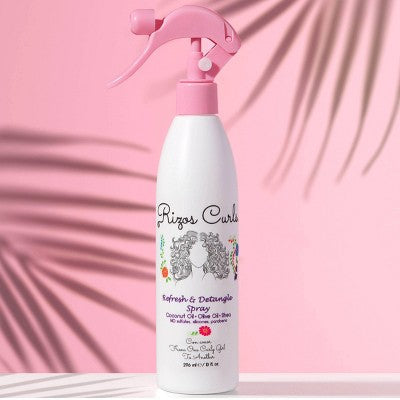 Rizos Curls Refresh & Detangle Spray 10 fl oz - Imperfect Container - M2G