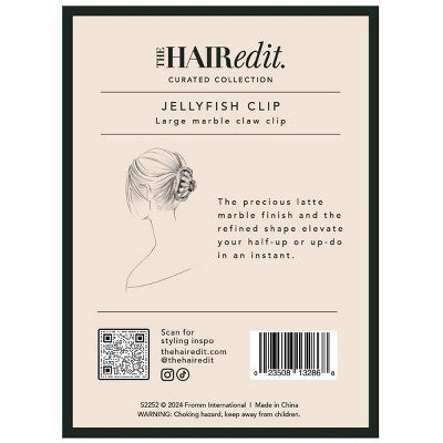 The Hair Edit Jellyfish Clip Latte - New - M2G