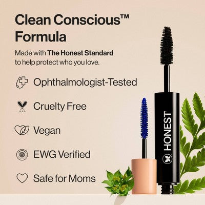 Honest Beauty Extreme Volume Mascara + Bold Lash Primer Black 0.27 fl oz - Imperfect Box - M2G