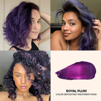Overtone Royal Plum Daily Conditioner- Semi-Permanent Purple Hair Color 4.5 oz - New - M2G