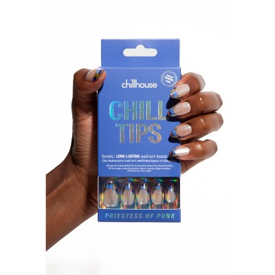 Chillhouse Chill Tips Press-On Nail Set Priestess of Punk 24ct - New - M2G