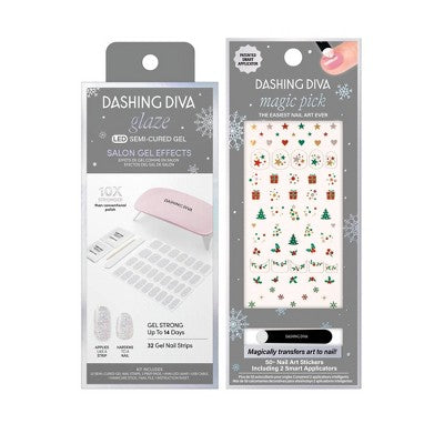 Dashing Diva Glaze Starter Nail Art Gummy Bear + Magic Pick Nail Art 32ct - New - M2G
