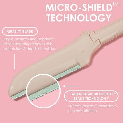 JAPONESQUE Precision Dermaplaner Facial Brush Razors 3ct - New - M2G