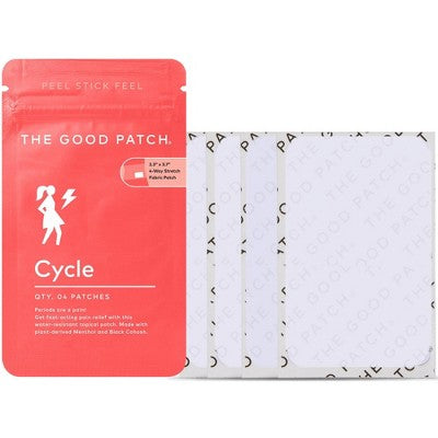The Good Patch Cycle Plant-Based Vegan Wellness Patch 4ct. - New - M2G