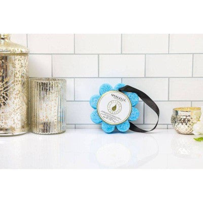 Spongelle Daisy Flower Collection Bath Sponges - Freesia Pear - M2G