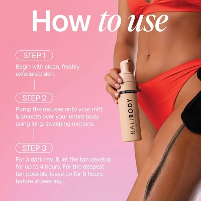 Bali Body Ultra Dark Self Tanning Mousse 6.7 fl oz - Imperfect Container - M2G