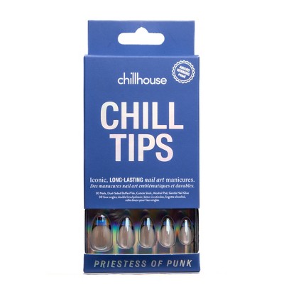Chillhouse Chill Tips Press-On Nail Set Priestess of Punk 24ct - New - M2G