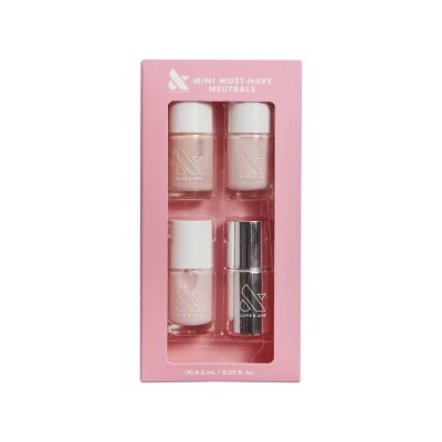 Olive & June Mini Neutrals Nail Polish Set 4ct - Imperfect Box - M2G