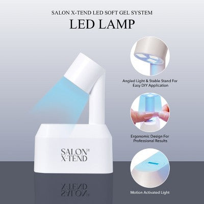 KISS Products Salon X-tend LED Soft Gel System Pure Fake Nails - Imperfect Box - M2G